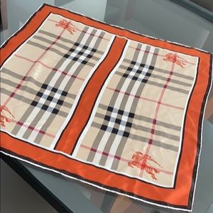 Burberry silk scarf